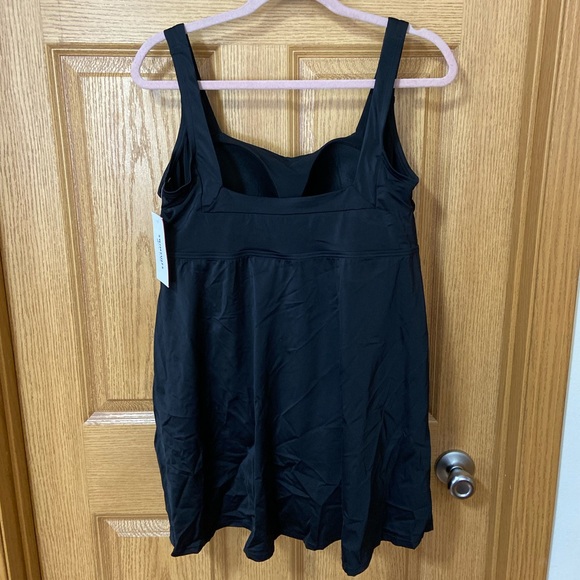 Nwt Braided Empire Waist Squareneck Swimdress Swimsuits For All - Picture 4 of 4